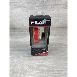 Fila Tracker 901 Pro Activity & Sleep Pattern Monitor, Adjustable Wristband -Red